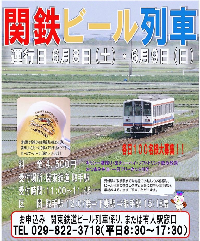 関鉄ビール列車 2019